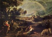 Peter Paul Rubens Landscape iwth a Rainbow oil painting reproduction